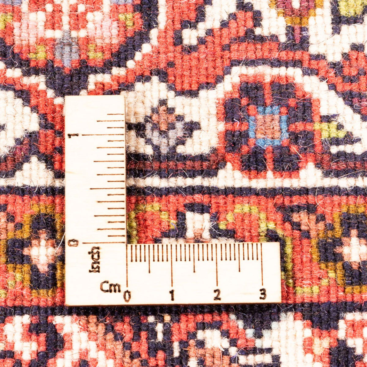 Alfombra persa - Bidjar - 176 x 108 cm - rojo