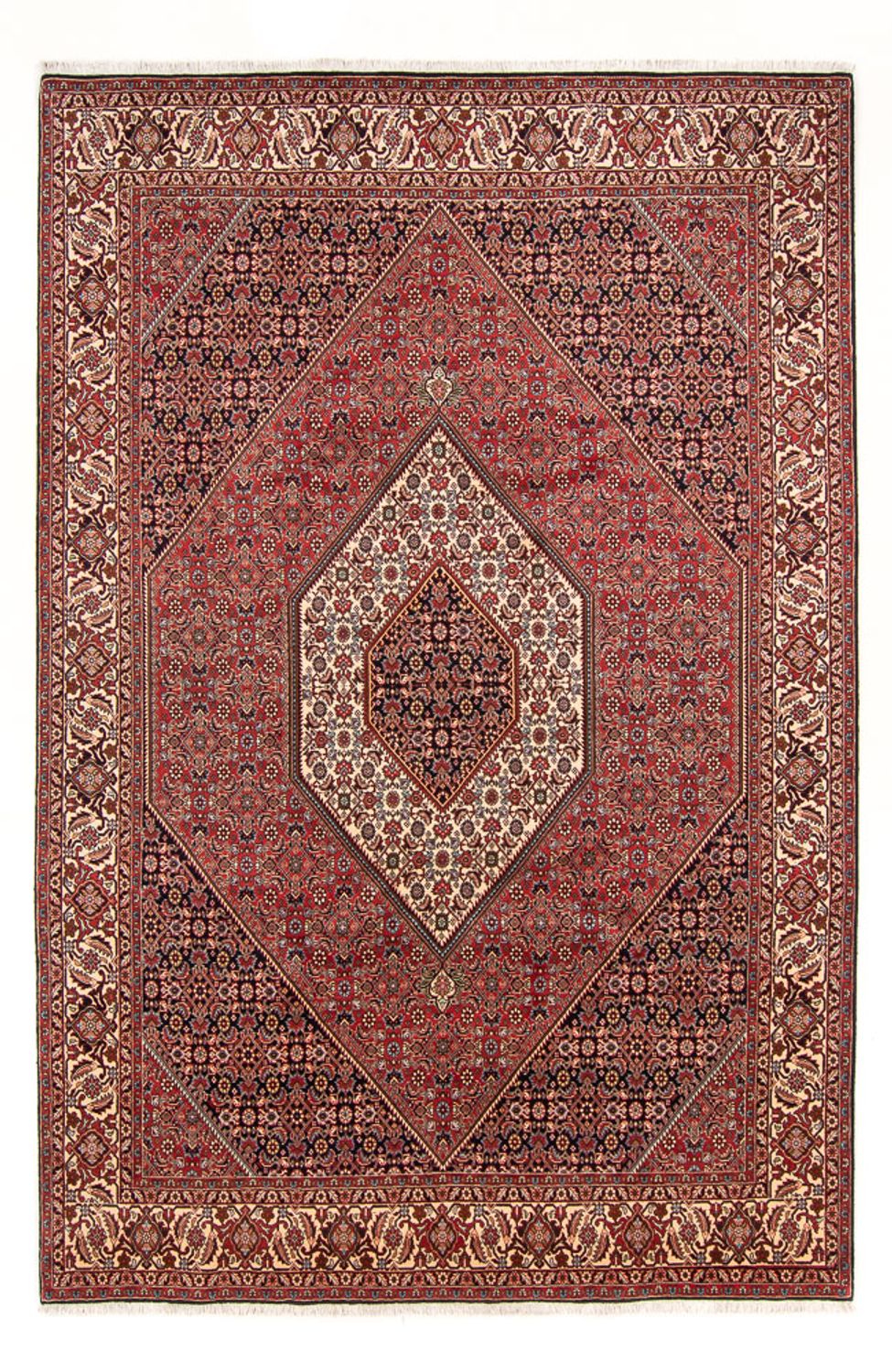 Alfombra persa - Bidjar - 305 x 198 cm - rojo