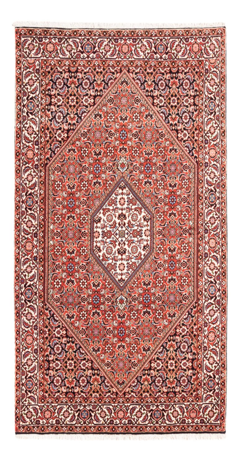 Alfombra persa - Bidjar - 187 x 107 cm - rojo