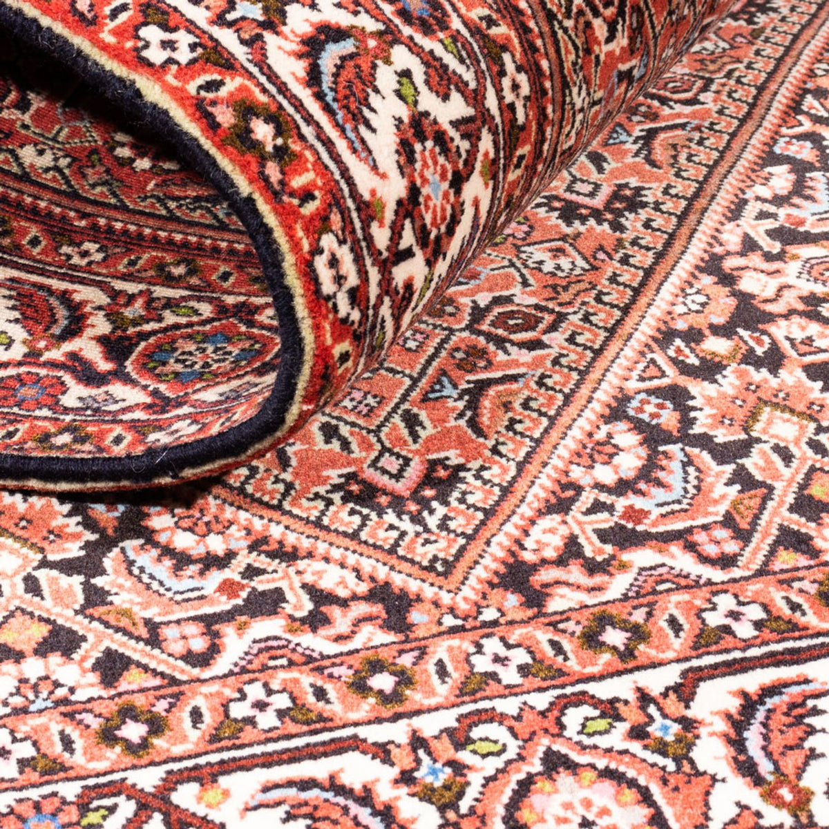 Alfombra persa - Bidjar - 187 x 107 cm - rojo