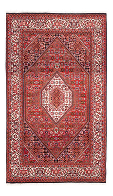 Alfombra persa - Bidjar - 183 x 110 cm - rojo