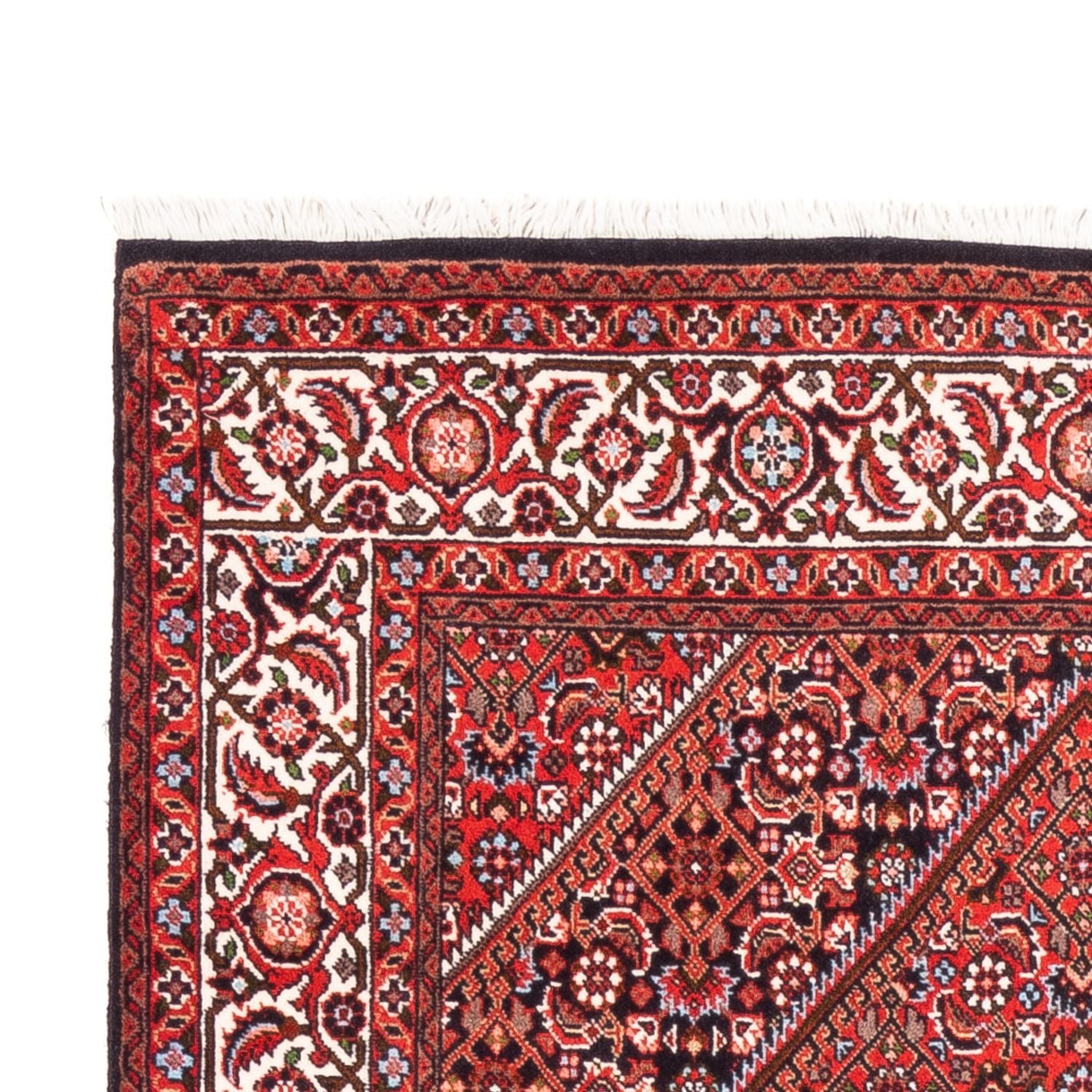 Alfombra persa - Bidjar - 183 x 110 cm - rojo