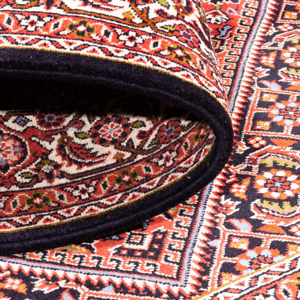 Alfombra persa - Bidjar - 174 x 110 cm - rojo