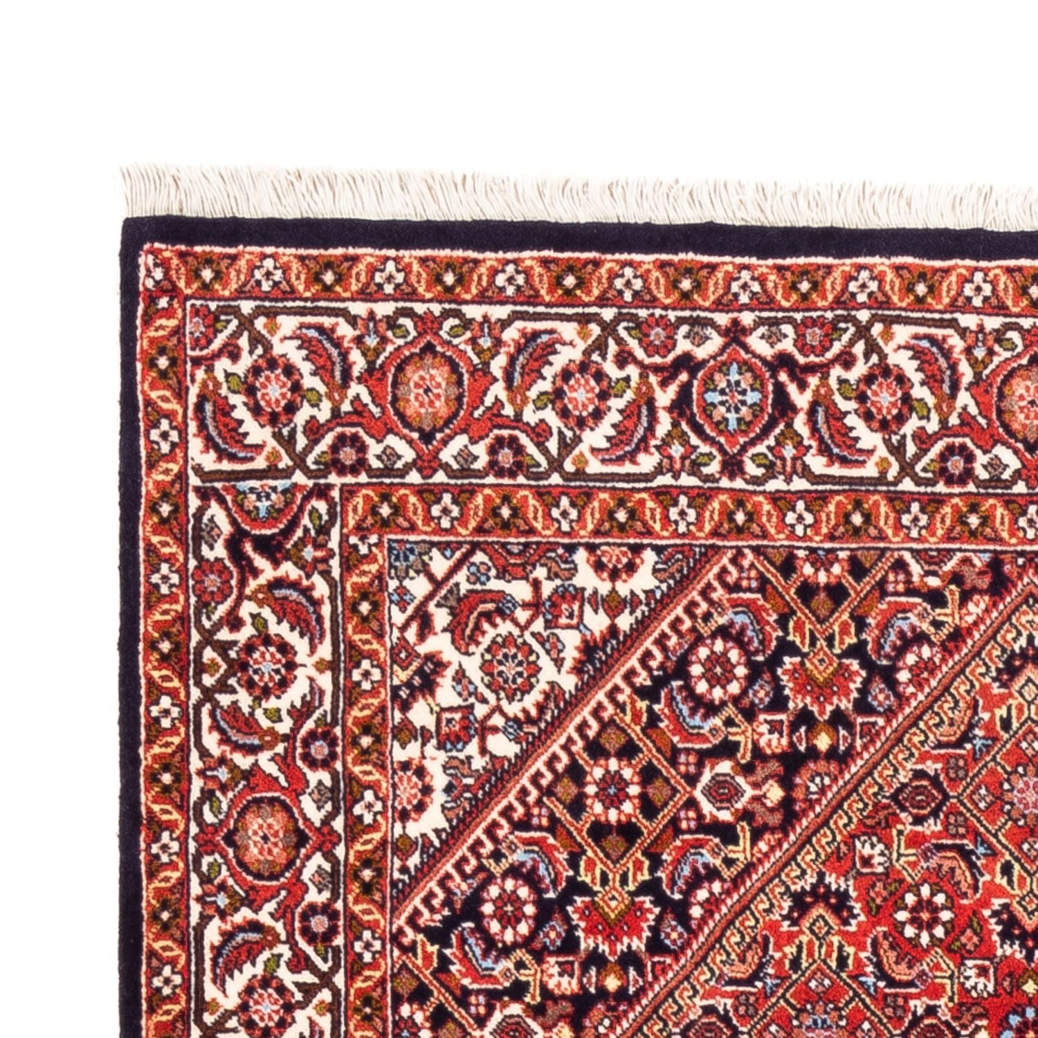 Alfombra persa - Bidjar - 174 x 108 cm - rojo