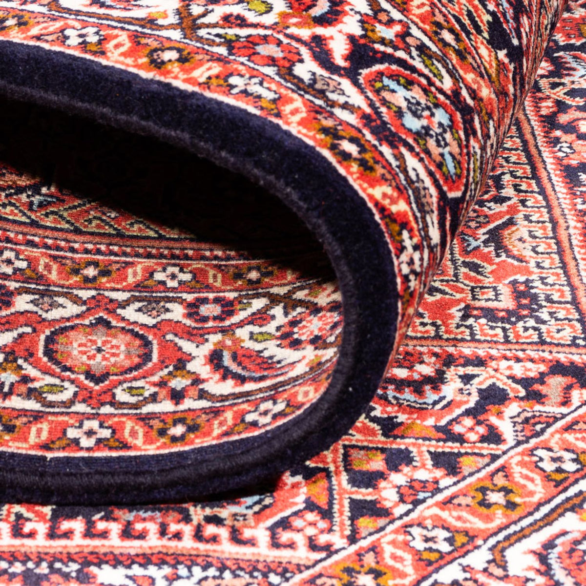 Alfombra persa - Bidjar - 174 x 108 cm - rojo