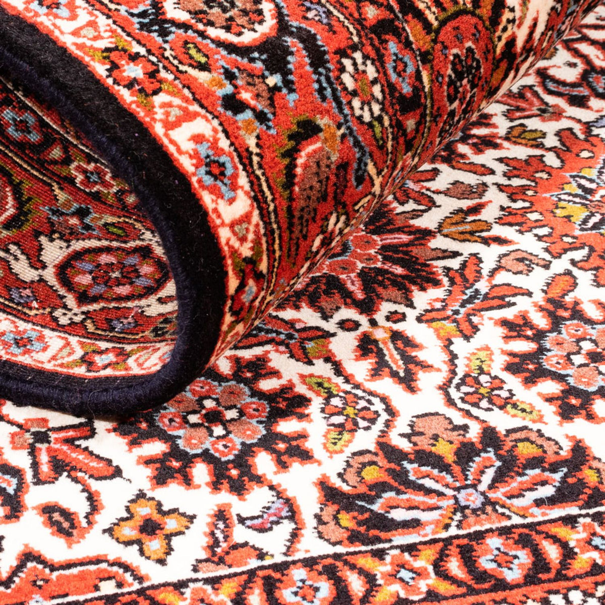 Alfombra de pasillo Alfombra persa - Bidjar - 183 x 104 cm - crema