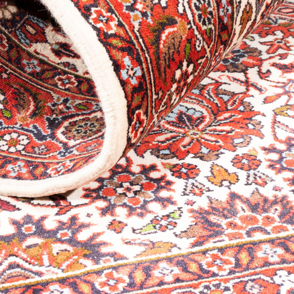 Alfombra persa - Bidjar - 177 x 110 cm - crema