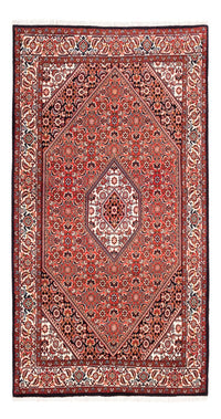 Alfombra persa - Bidjar - 188 x 112 cm - rojo
