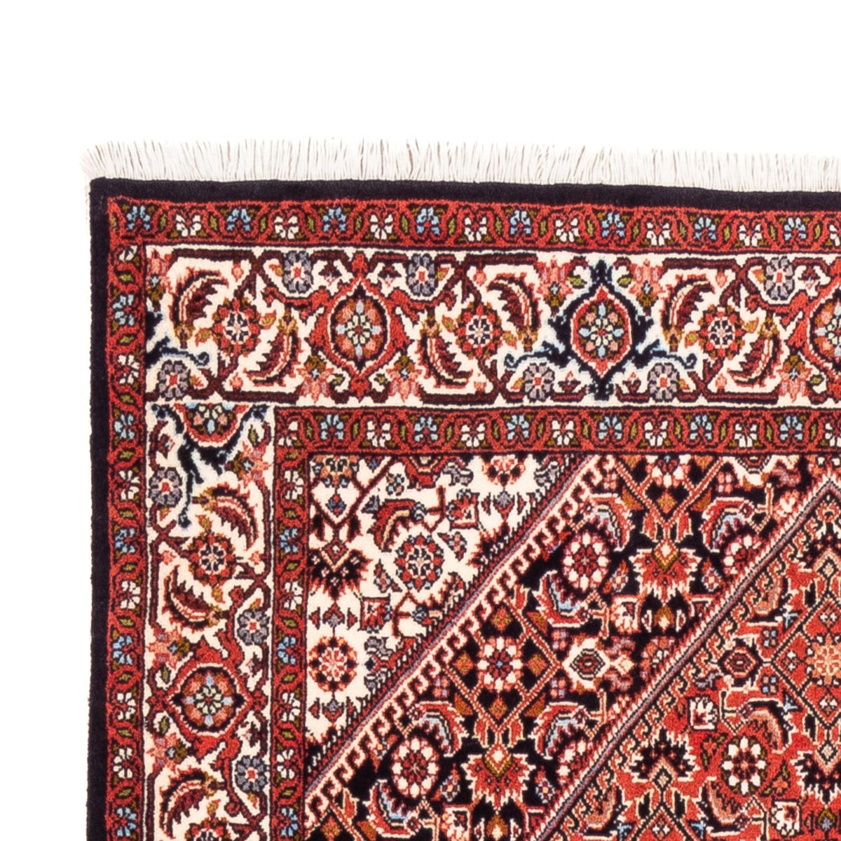 Alfombra persa - Bidjar - 188 x 112 cm - rojo