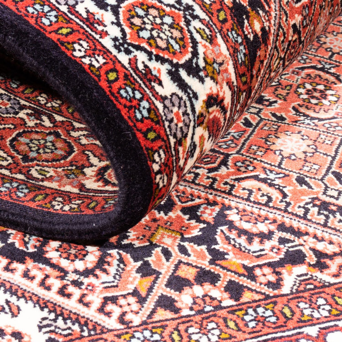 Alfombra persa - Bidjar - 188 x 112 cm - rojo