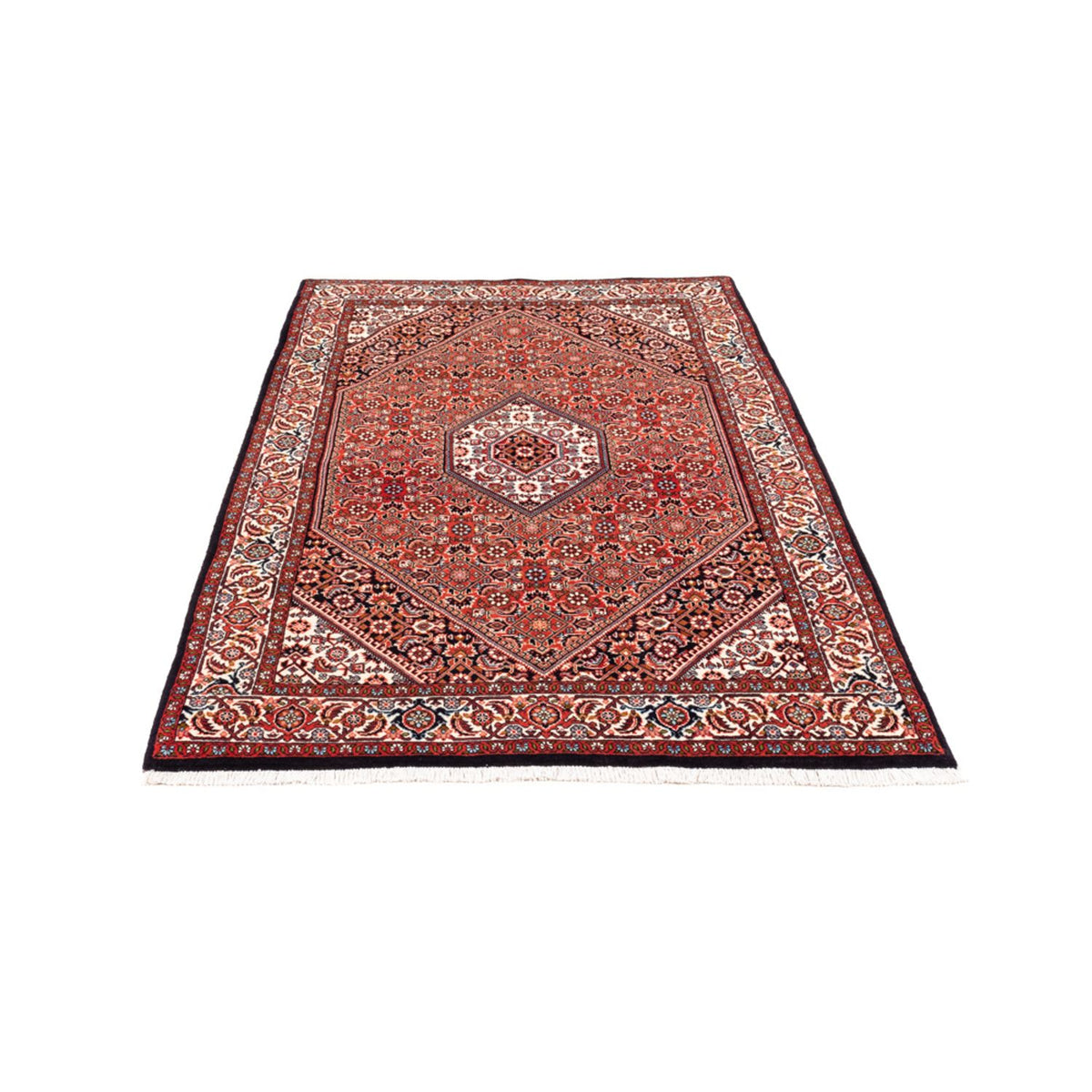 Alfombra persa - Bidjar - 188 x 112 cm - rojo