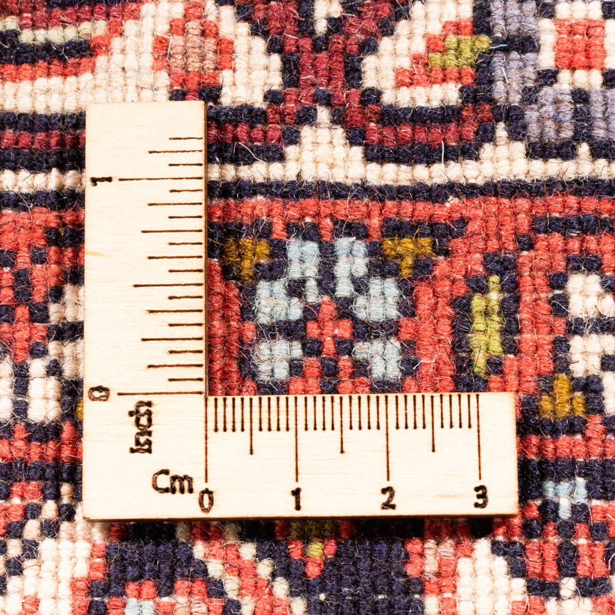 Alfombra persa - Bidjar - 188 x 112 cm - rojo