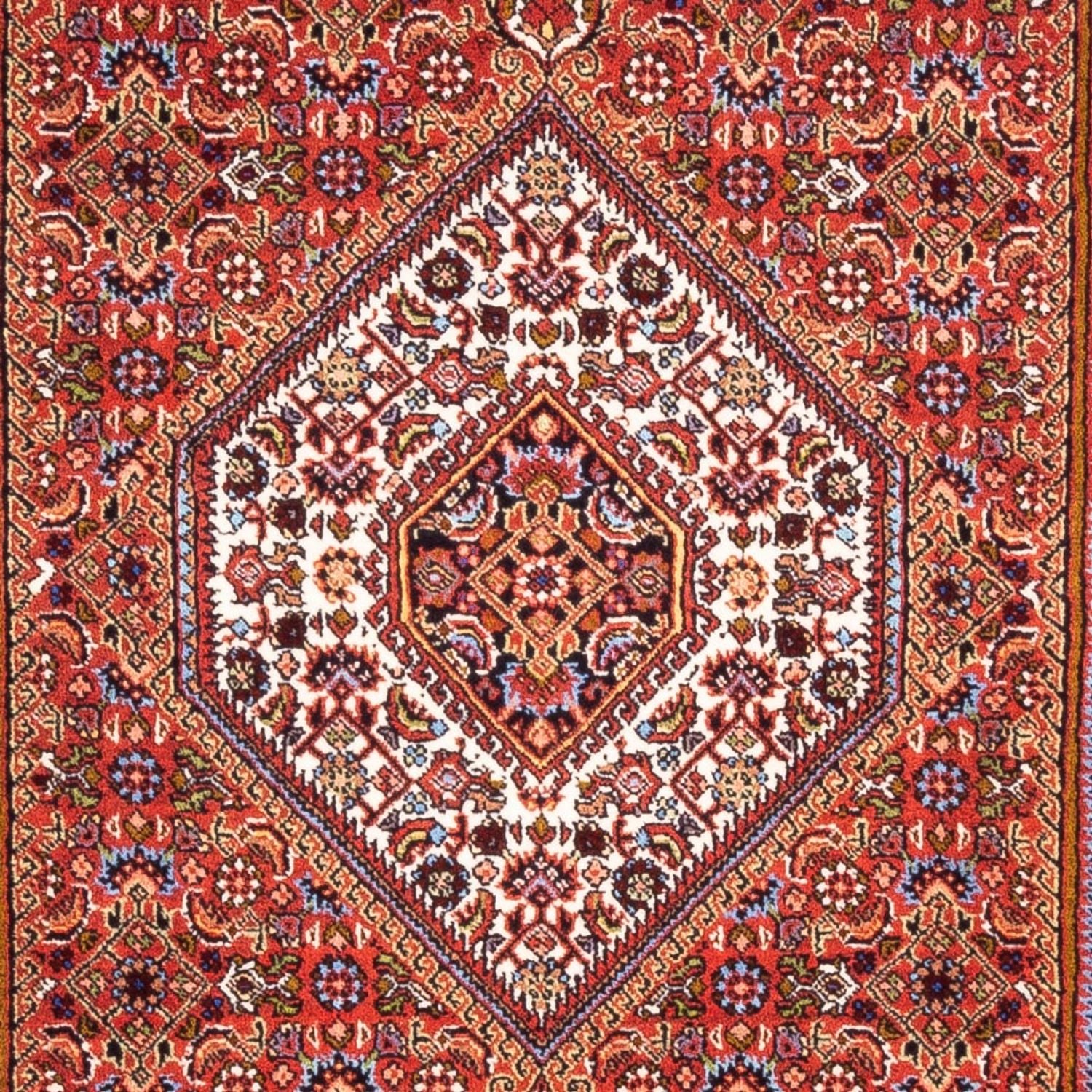 Alfombra persa - Bidjar - 176 x 110 cm - rojo