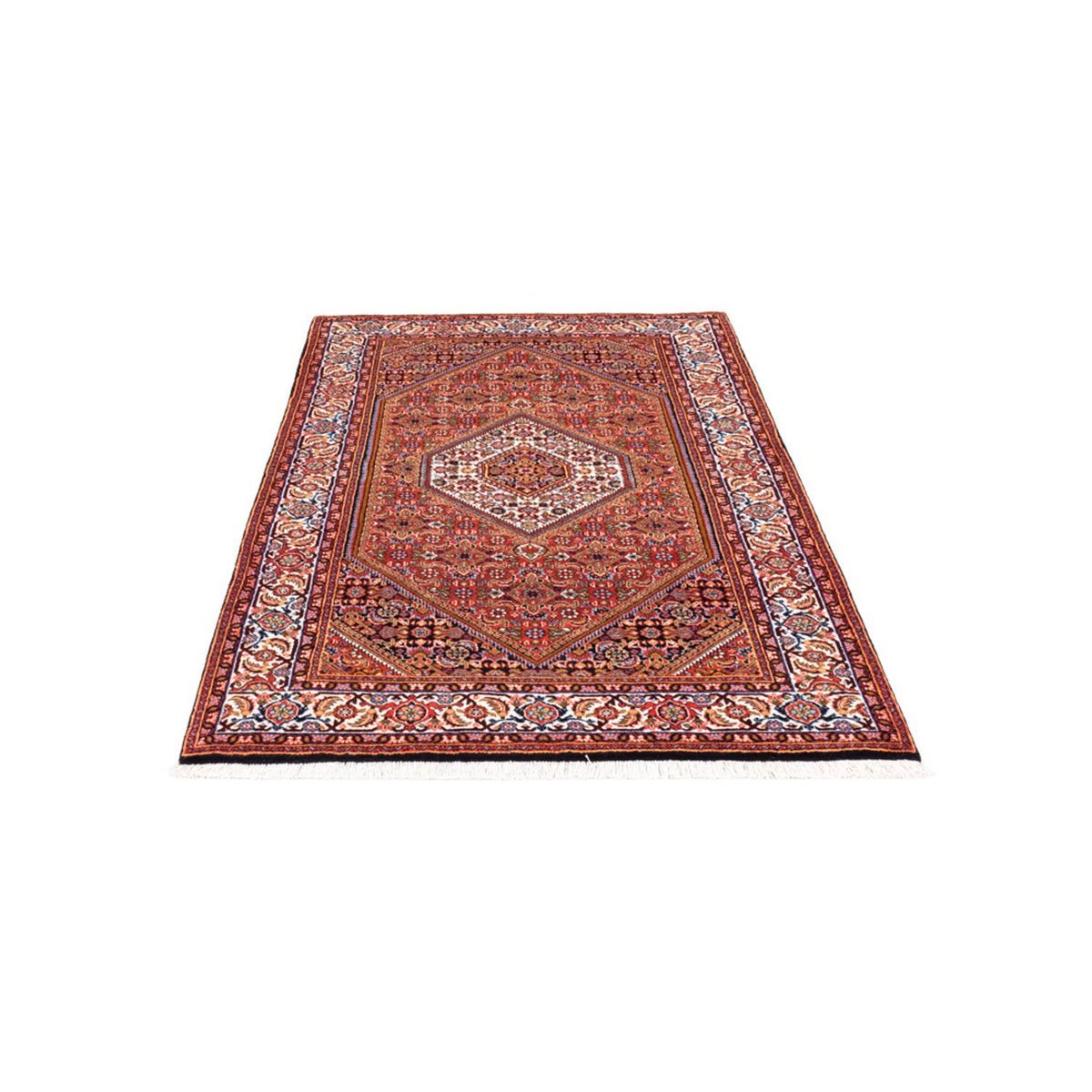 Alfombra persa - Bidjar - 176 x 110 cm - rojo