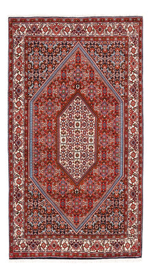 Alfombra persa - Bidjar - 182 x 110 cm - rojo