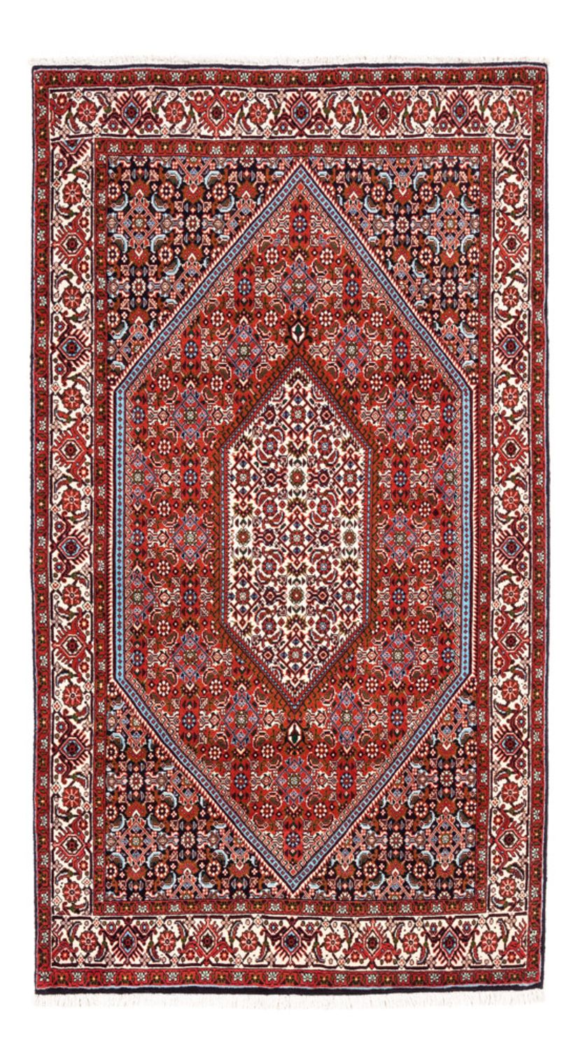 Alfombra persa - Bidjar - 182 x 110 cm - rojo