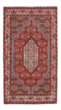 Alfombra persa - Bidjar - 182 x 110 cm - rojo