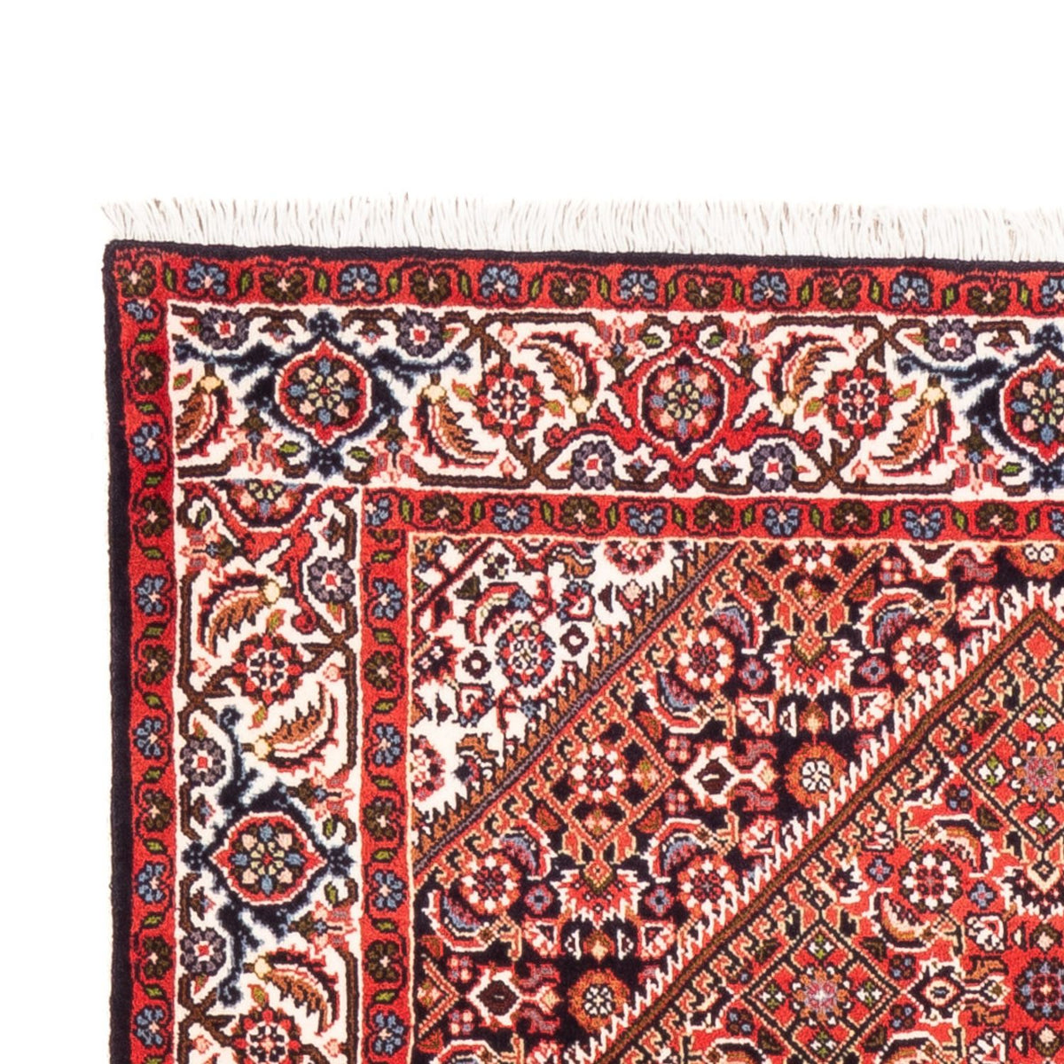 Alfombra persa - Bidjar - 183 x 110 cm - rojo