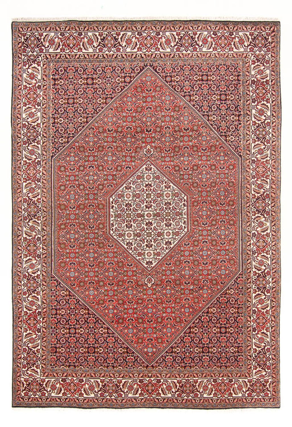 Alfombra persa - Bidjar - 291 x 194 cm - rojo