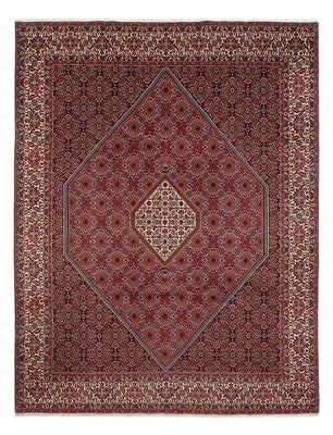 Alfombra persa - Bidjar - 342 x 252 cm - rojo oscuro