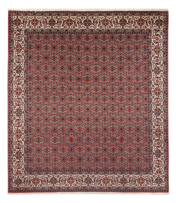 Alfombra persa - Bidjar - 296 x 248 cm - rojo oscuro