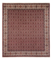 Alfombra persa - Bidjar - 296 x 248 cm - rojo oscuro