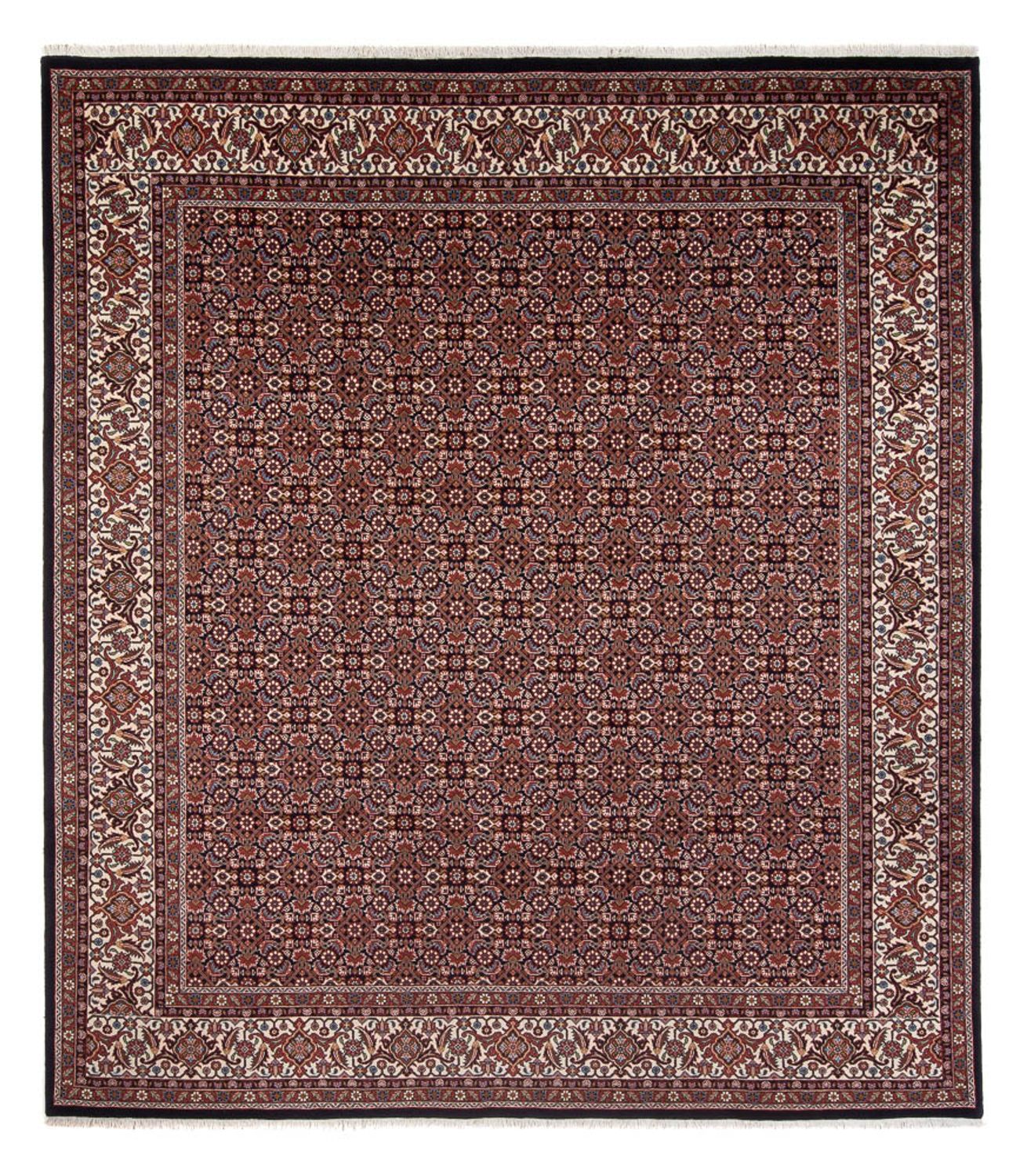 Alfombra persa - Bidjar - 300 x 248 cm - azul oscuro