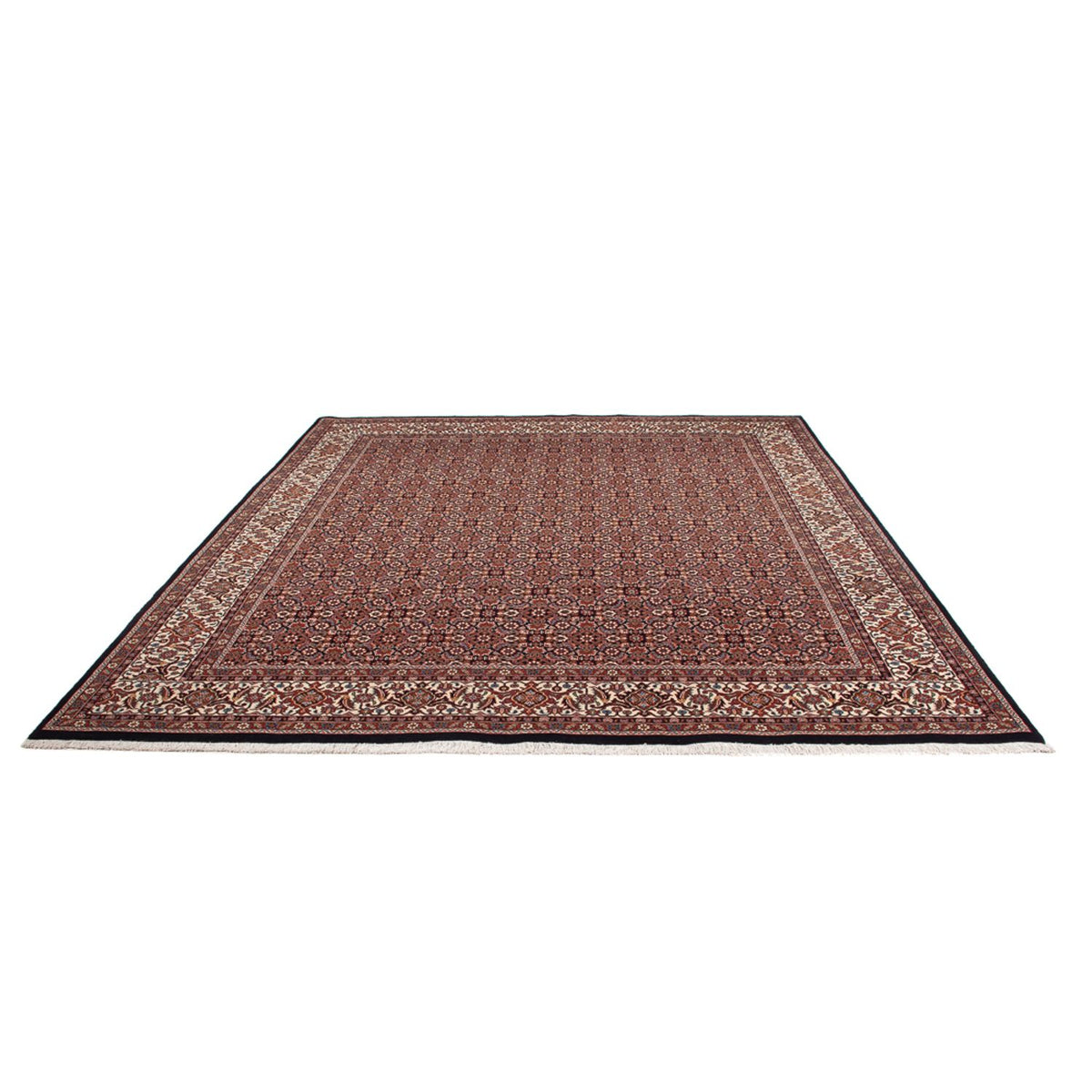Alfombra persa - Bidjar - 300 x 248 cm - azul oscuro