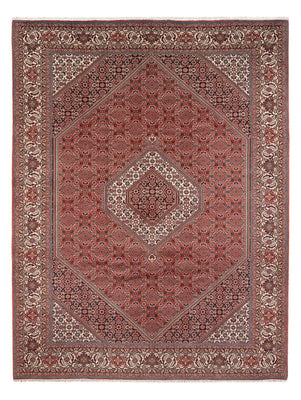 Alfombra persa - Bidjar - 333 x 247 cm - rojo oscuro
