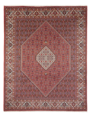 Alfombra persa - Bidjar - 337 x 250 cm - rojo oscuro