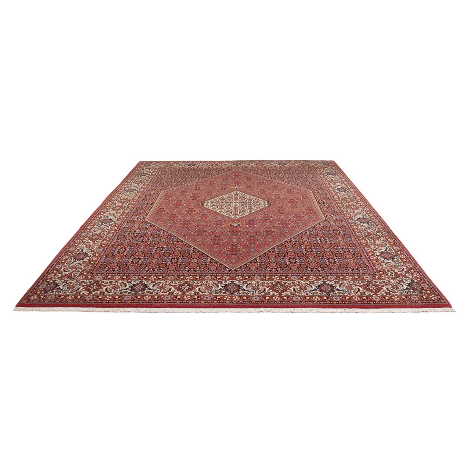 Alfombra persa - Bidjar - 337 x 250 cm - rojo oscuro