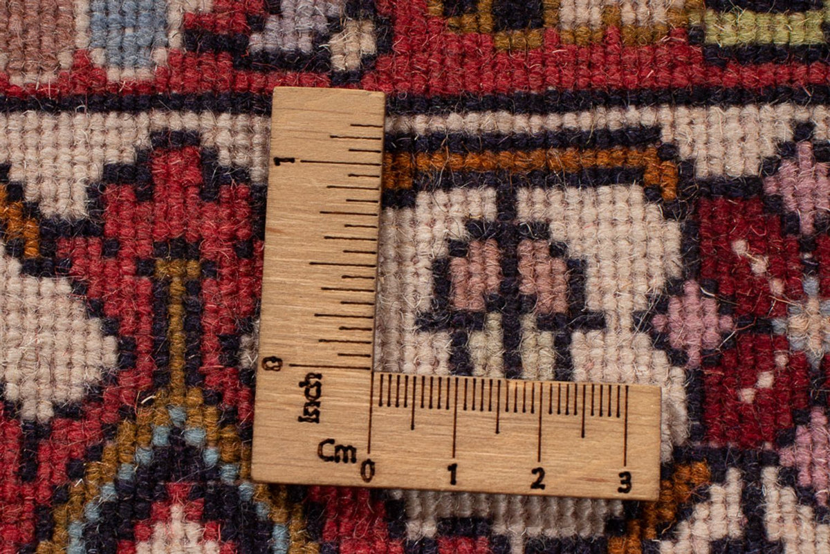 Alfombra persa - Bidjar - 337 x 250 cm - rojo oscuro