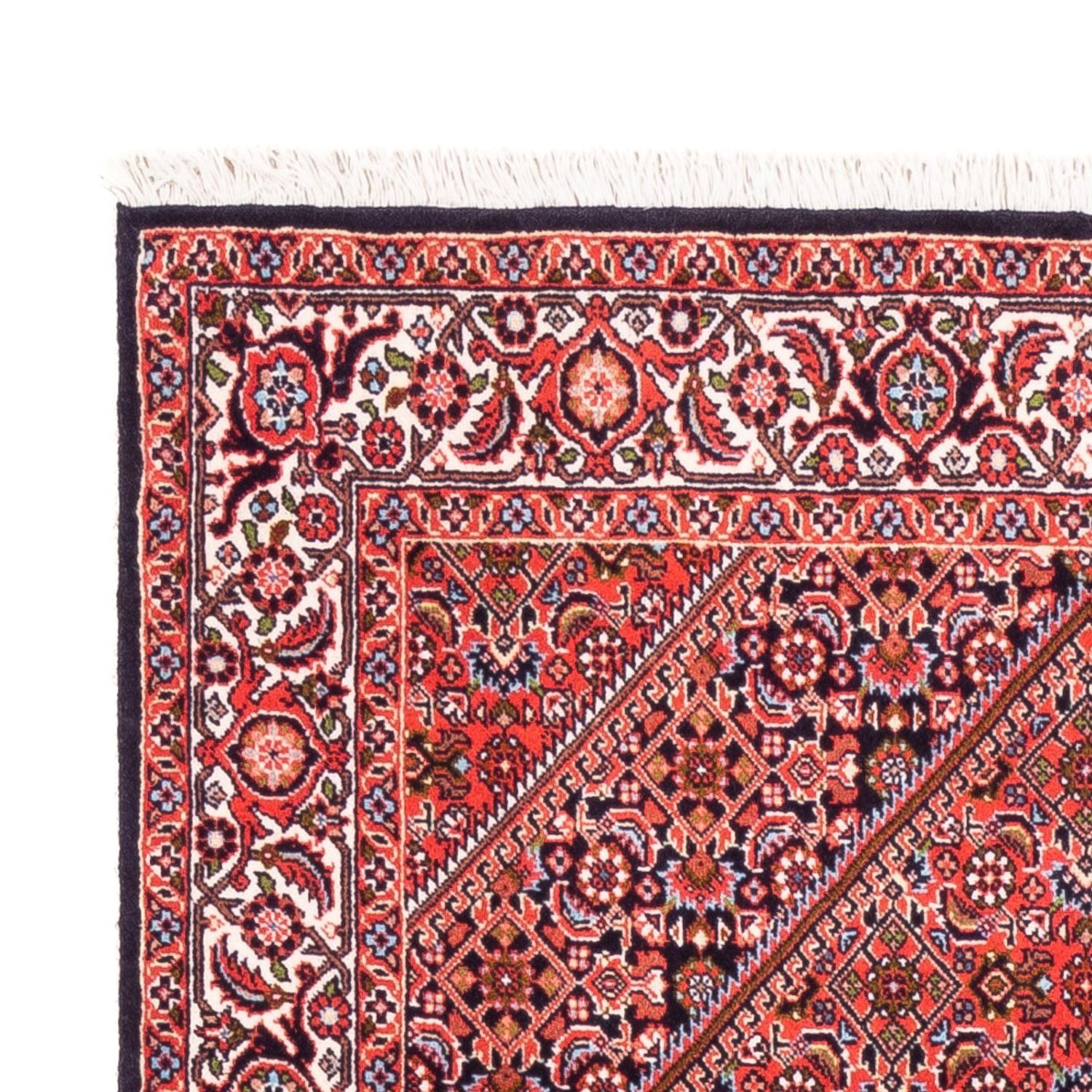 Alfombra persa - Bidjar - 173 x 110 cm - rojo