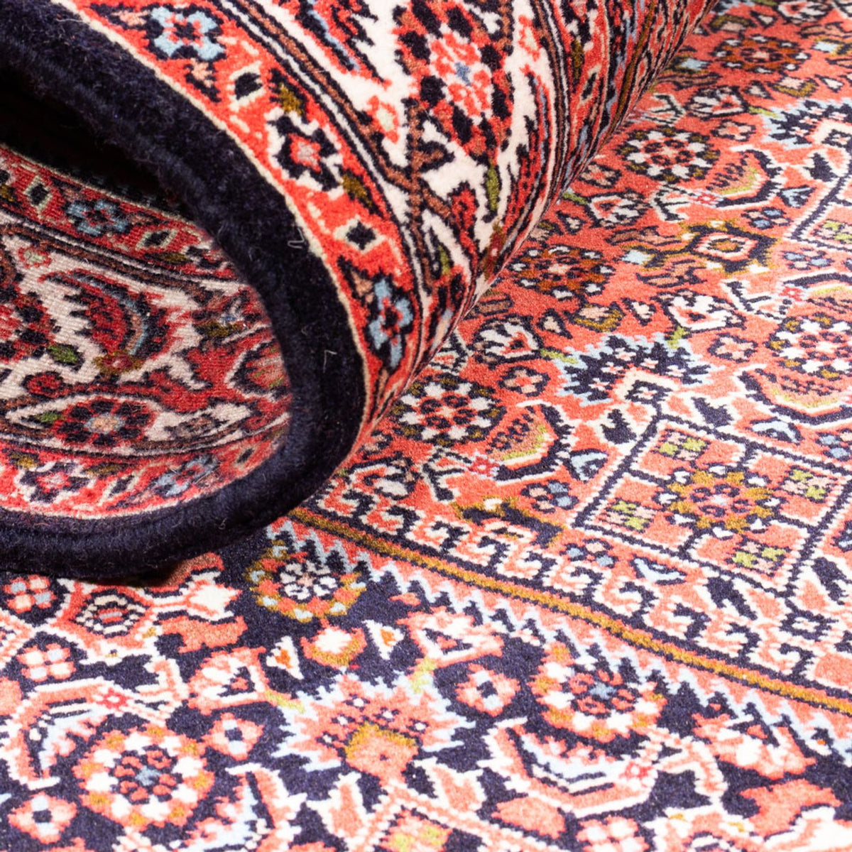 Alfombra persa - Bidjar - 173 x 110 cm - rojo