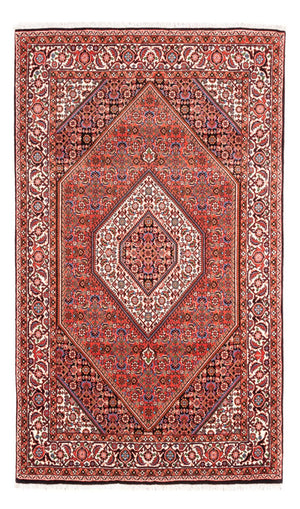 Alfombra persa - Bidjar - 186 x 112 cm - rojo