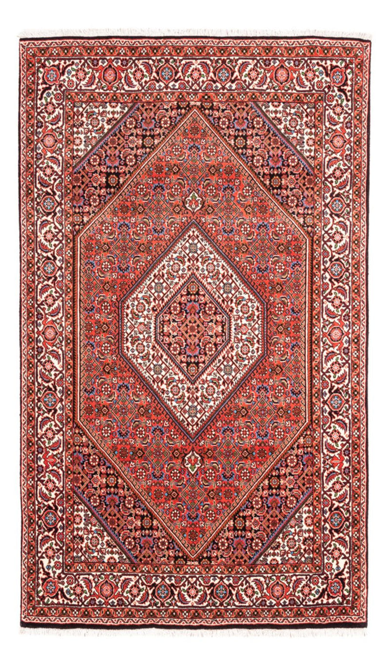 Alfombra persa - Bidjar - 186 x 112 cm - rojo