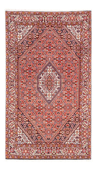 Alfombra persa - Bidjar - 177 x 106 cm - rojo
