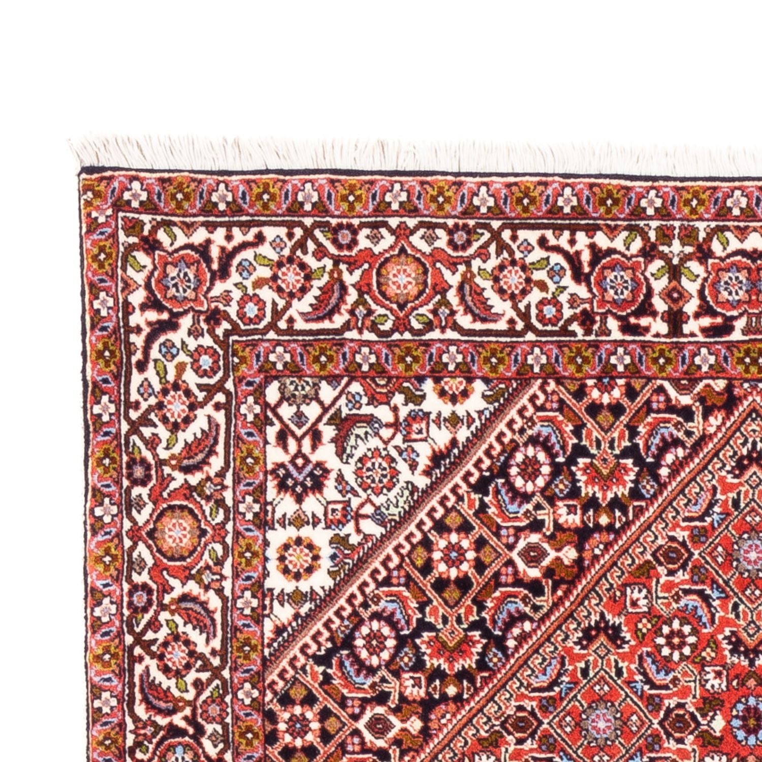 Alfombra persa - Bidjar - 177 x 106 cm - rojo