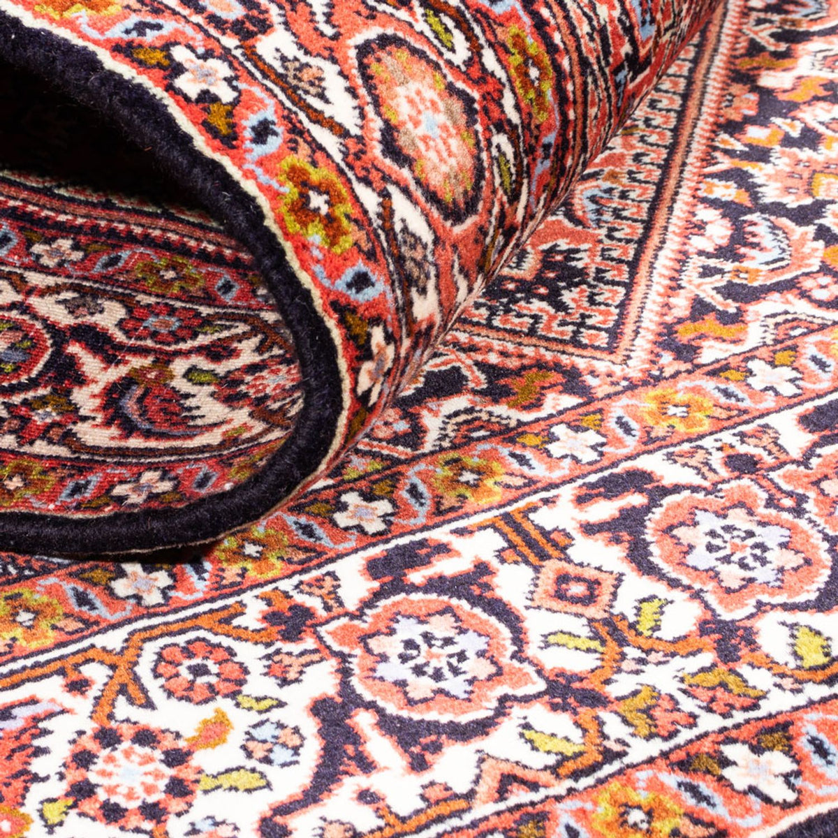 Alfombra persa - Bidjar - 177 x 106 cm - rojo