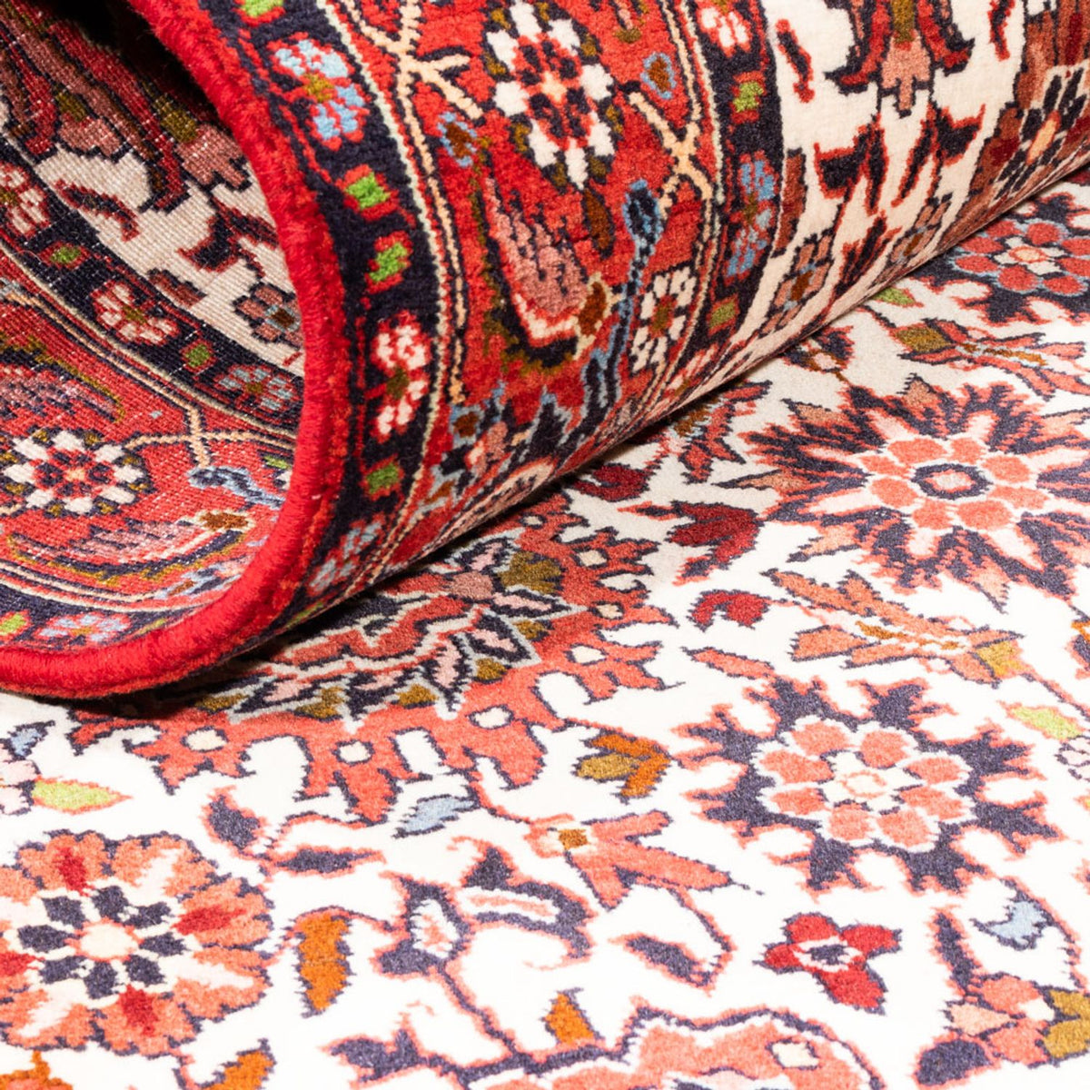 Alfombra persa - Bidjar - 182 x 108 cm - crema