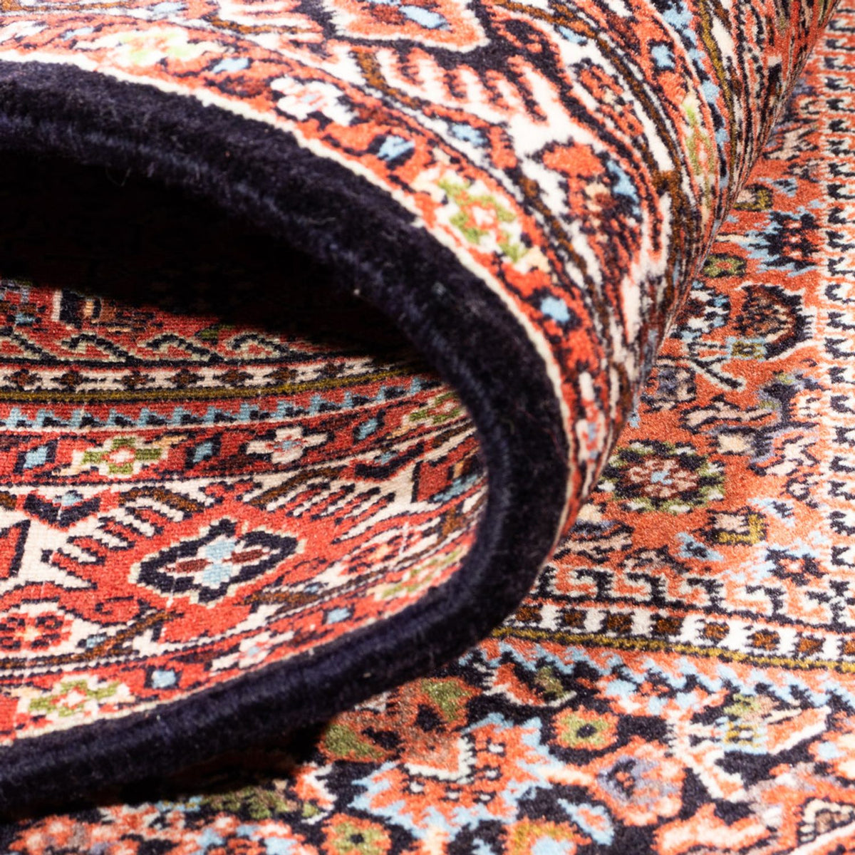 Alfombra persa - Bidjar - 170 x 108 cm - rojo