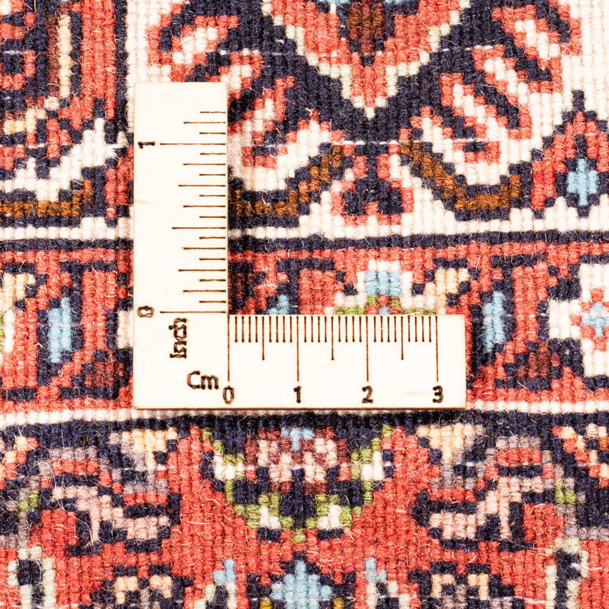 Alfombra persa - Bidjar - 170 x 108 cm - rojo