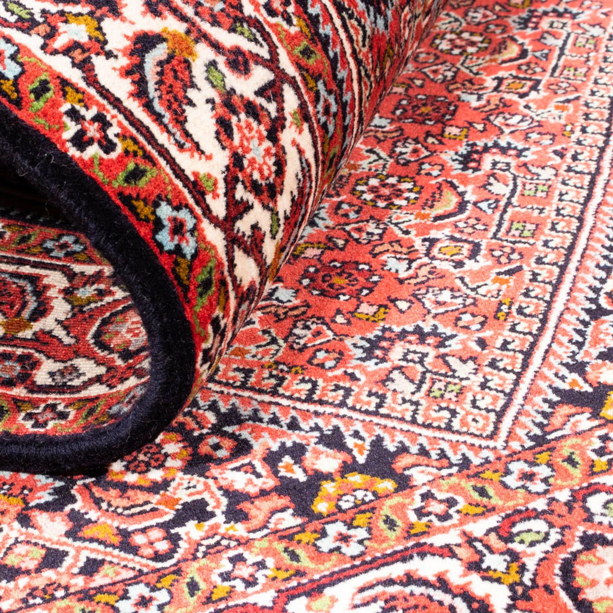 Alfombra persa - Bidjar - 180 x 110 cm - rojo