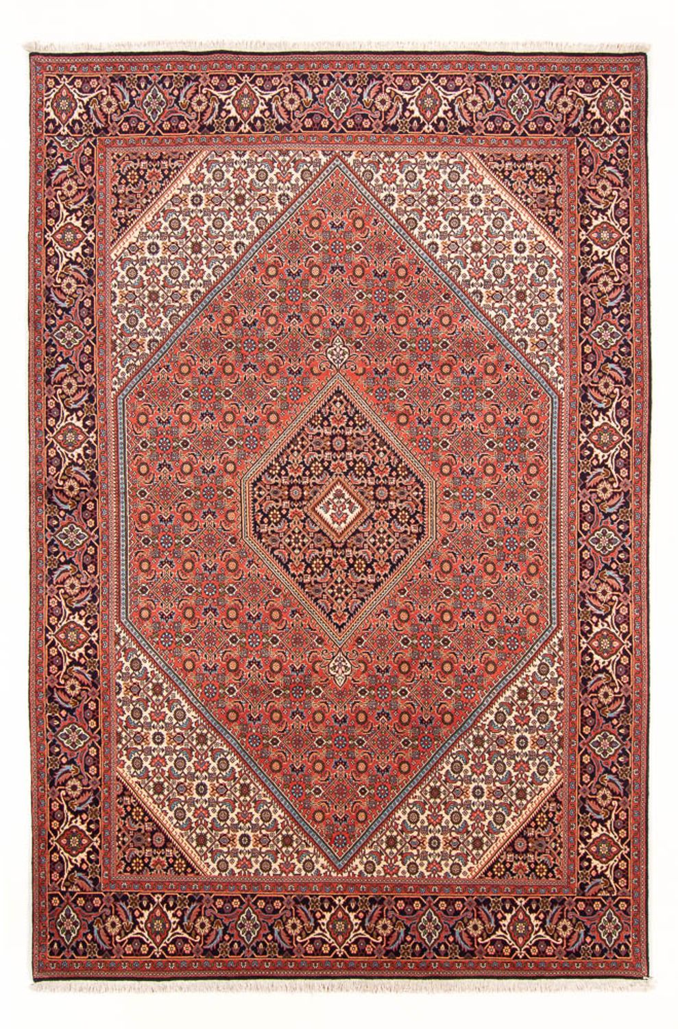 Alfombra persa - Bidjar - 300 x 200 cm - rojo