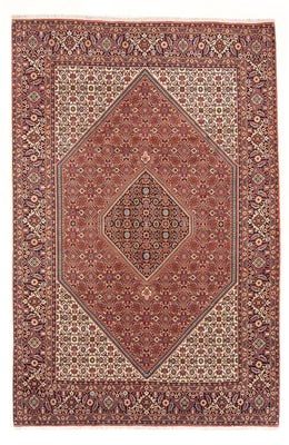 Alfombra persa - Bidjar - 307 x 203 cm - rojo