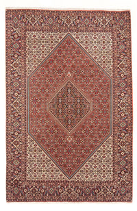 Alfombra persa - Bidjar - 307 x 203 cm - rojo