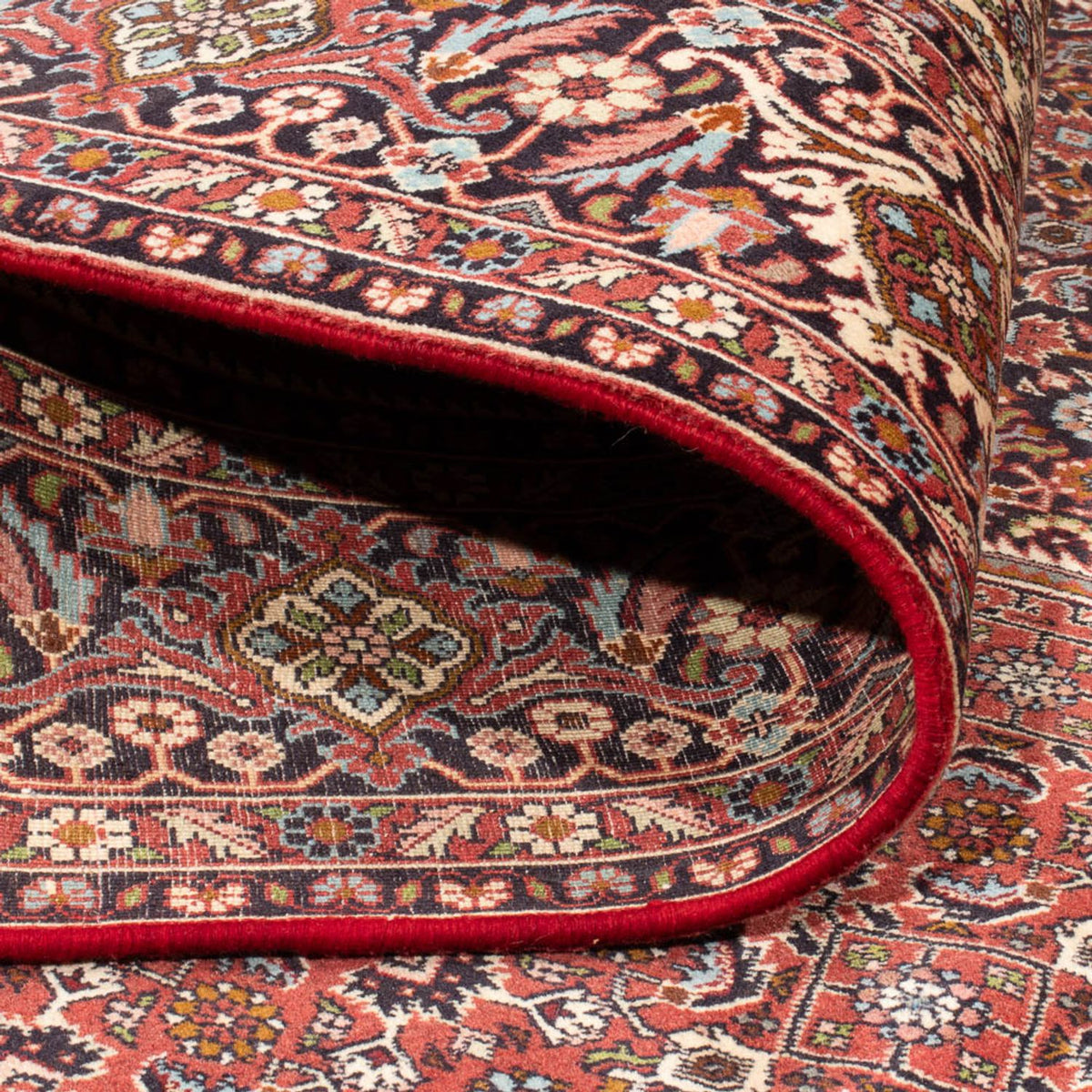 Alfombra persa - Bidjar - 307 x 203 cm - rojo