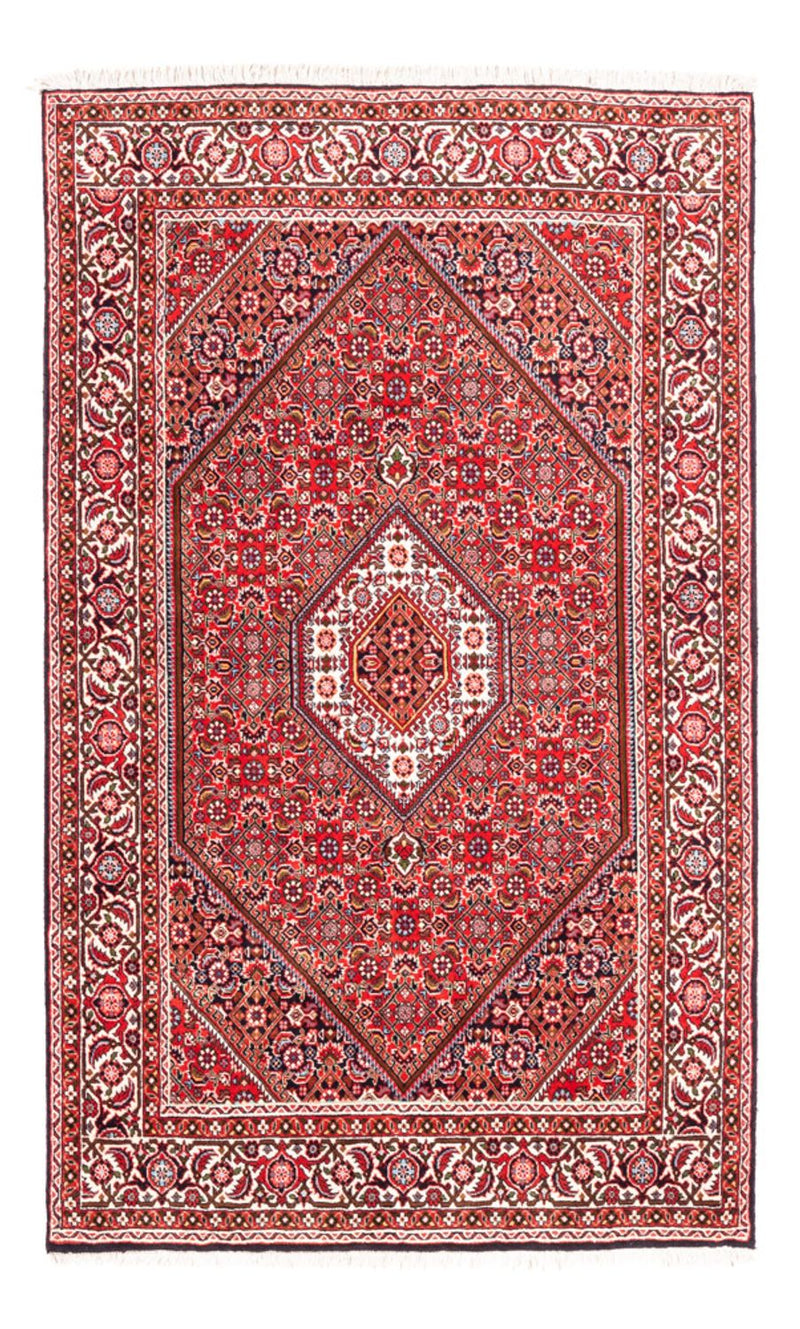 Alfombra persa - Bidjar - 170 x 110 cm - rojo