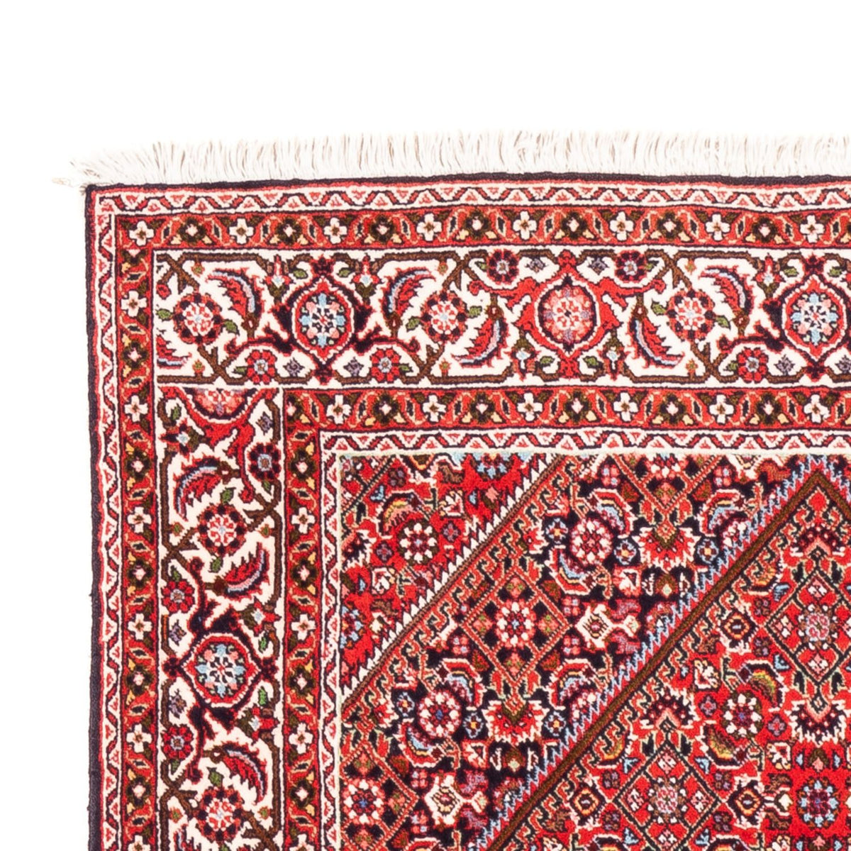 Alfombra persa - Bidjar - 170 x 110 cm - rojo