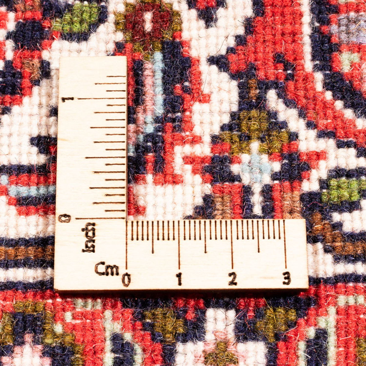 Alfombra persa - Bidjar - 170 x 110 cm - rojo